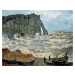 Malování podle čísel - BOUŘLIVÉ MOŘE V ÉTRETAT (CLAUDE MONET) Rozměr: 80x100 cm, Rámování: bez r