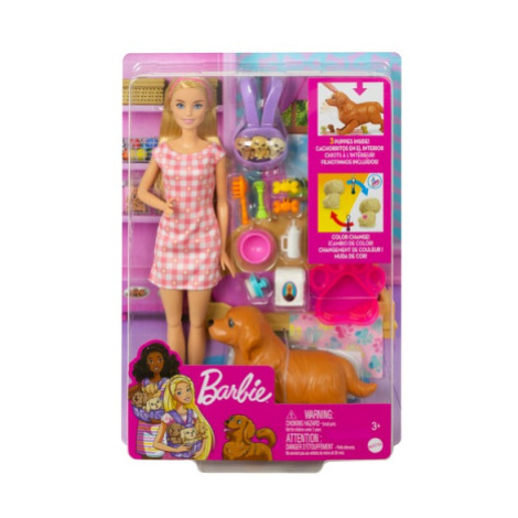 Barbie novorozená štěňátka Mattel