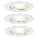 PAULMANN Vestavné svítidlo LED Nova kruhové 3x7W GU10 bílá mat nastavitelné 928.98 P 92898