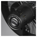 Reality Leuchten Stojanový ventilátor Viking, černý, dřevěný prvek