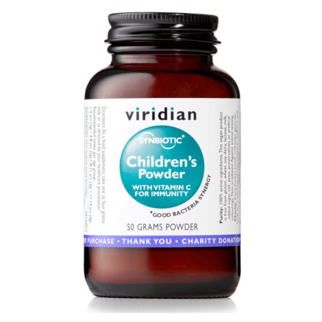 Viridian Children´s Synerbio (Směs probiotik, prebiotik a vitamínu C pro děti) 50g