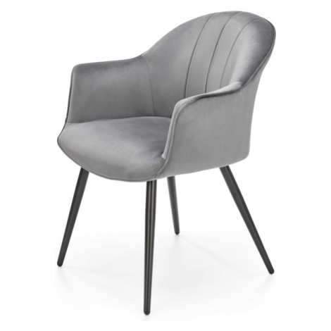 Jídelní židle SCK-468 šedá/černá