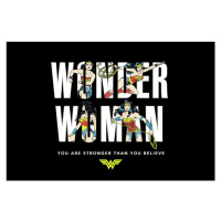 Umělecký tisk Wonder Woman - You are strong, (40 x 26.7 cm)