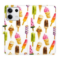 iSaprio flip pouzdro Ice Cream Pattern pro Xiaomi Redmi Note 13 5G