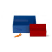 LEGO naběrač na kostičky - červená/modrá, set 2 ks