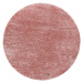 Ayyildiz koberce Kusový koberec Brilliant Shaggy 4200 Rose kruh Rozměry koberců: 120x120 (průměr