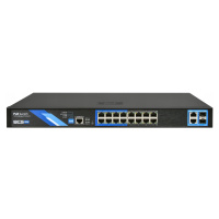 Switch PoE BCS-B-SP1602G-2SFP-M 18portový