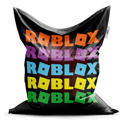 Sablio Sedací vak ROBLOX Barevný text - 150x100 cm