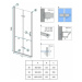REA/S Sprchové Dveře Molier Chrome + Profil 100 KPL-K6371