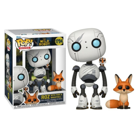 Funko POP! #1794 Movies: Wild Robot - Roz with Brightbill & Fink