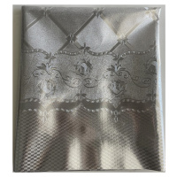 Top textil PVC ubrus stříbrný 140x160 cm