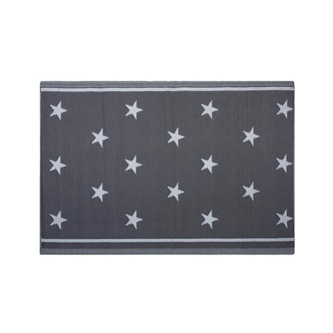 Venkovní oboustranný koberec tmavě šedý 120x180 cm LATUR, 122606 BELIANI
