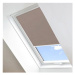 FOA Roleta Látková na střešní okna, cappuccino, LE 153, bílý profil, š 62 cm, v 123,2 cm
