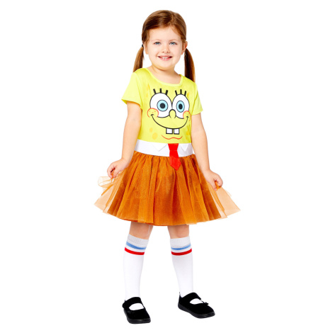 Amscan Dětský kostým - Spongebob pro dívku Velikost - děti: S