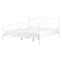 BELIANI postel DINARD 140 × 200 cm, kovová, bílá