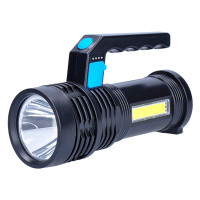 Solight LED ruční nabíjecí svítilna s bočním světlem, 150+100lm, Li-Ion WN46