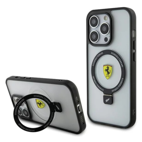 Kryt Ferrari FEHMP15LUSCAH iPhone 15 Pro 6.1" transparent hardcase Ring Stand 2023 Collection Ma G3FERRARI