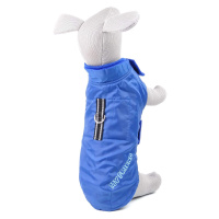 Vsepropejska Snowy zimní bunda „My friend“ pro psa Barva: Modrá, Délka zad (cm): 48, Obvod hrudn