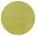 Hanse Home Collection koberce Kusový Koberec Fancy 103009 Grün - zelený kruh - 133x133 (průměr) 
