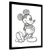 Obraz na zeď - Myšák Mickey (Mickey Mouse) - Sketched Single, 30x40 cm