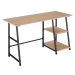 tectake 404696 psací stůl paisley 120x50x73,5cm - Industrial světlé dřevo, dub Sonoma - Industri