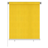 SHUMEE Venkovní roleta 120 × 140 cm žlutá HDPE