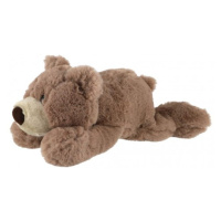 Teddies Medvěd ležící plyš 28cm světle hnědý 0+