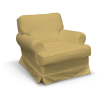Dekoria Potah na křeslo Barkaby, matně žlutá, fotel Barkaby, Cotton Panama, 702-41