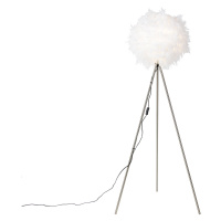 Chytrá romantická stojací lampa bílá včetně Wifi A60 - Feather