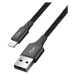 Baseus Fast 4-in-1 kabel s Lightning/2x USB-C/MicroUSB 3.5A 1.2m černý