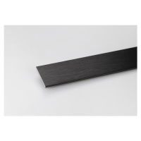 Profil plohý hliník černý 30x2x1000