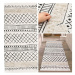 Tutumi Vzorovaný koberec BOHO 160x50 šedý
