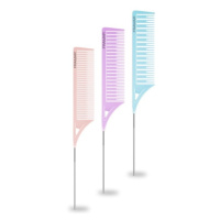 Framar CMB-DW-PSTL Pastel Highlight Combs - melírovací hřebeny v pastelových barvách, 3ks/bal