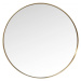 KARE Design Kulaté zrcadlo Curve - mosazné, MO Ø100cm