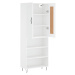 vidaXL Skříň highboard bílá 69,5 x 34 x 180 cm kompozitní dřevo