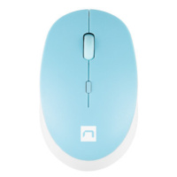 Natec optická myš HARRIER 2/1600 DPI/Kancelářská/Optická/1 600 DPI/Bezdrátová Bluetooth/Světle m