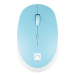 Natec optická myš HARRIER 2/1600 DPI/Kancelářská/Optická/Bezdrátová Bluetooth/Světle modrá