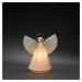 Konstsmide Christmas Dekorativní světelný anděl z papíru E14 bílý/mosaz 36cm