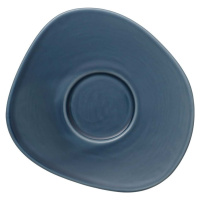 Světle modrý porcelánový podšálek Villeroy & Boch Like Organic, 17,5 cm