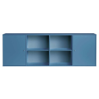 Modrá nízká závěsná komoda 176x61 cm Mistral – Hammel Furniture