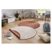 NORTHRUGS - Hanse Home koberce Kusový koberec Twin-Wendeteppiche 103110 terra creme kruh – na ve