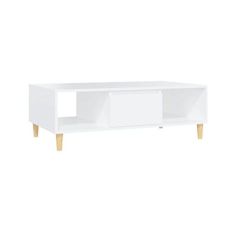 SHUMEE Konferenční stolek bílý 103,5 × 60 × 35 cm dřevotříska, 806013