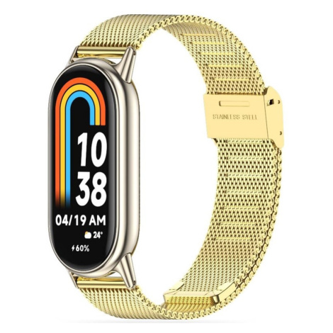 Řemínek TECH-PROTECT MILANESEBAND XIAOMI SMART BAND 8 / 8 NFC GOLD (9490713935149)