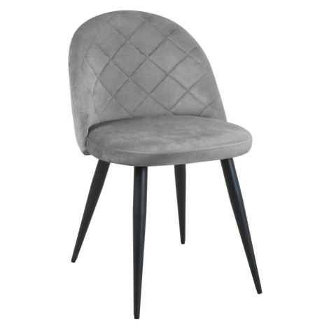 Ak furniture Čalouněná designová židle Poppy šedá