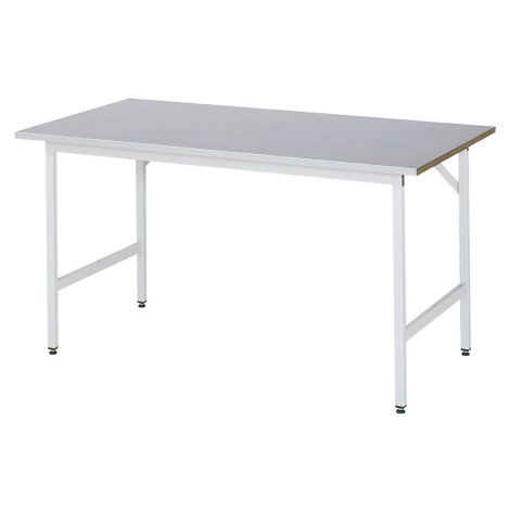 RAU Pracovní stůl, výškově přestavitelný, výška 800 - 850 mm, deska z ocelového plechu, š x h 15