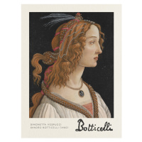 Obrazová reprodukce Simonetta Vespucci - Sandro Botticelli, 30x40 cm