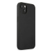 AMG AMHCP13MDOLBK hard silikonové pouzdro iPhone 13 6.1" black Leather Hot Stamped