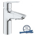 GROHE QuickFix Start Umyvadlová baterie s výsuvnou koncovkou a výpustí Push-Open, chrom 24205003