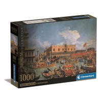 Kompaktní muzeum Clementoni Puzzle 1000el Antonio Canaletto: Dóžecí palác v Benátkách 39792