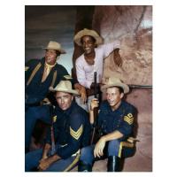 Fotografie Dean Mart Peter, Sammy Davis, Jr. and Frank Sinatra, 30 × 40 cm